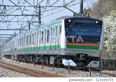 高崎線 本所岡部 JR 東日本 E233 系 3000 系 L13 編組(高崎) 高崎線 本所岡部 JR 東日本 E233 系 3000 系 L13 編組(高崎) 121430754