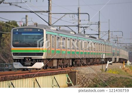 高崎線 岡部本所 JR 東日本 E231 系 1000 系 U501 編組（小山） 121430759