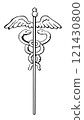 Symbol of Asclepius 121430800