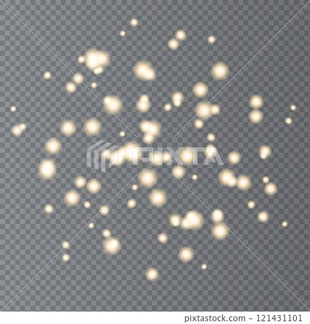 Gold neon circles  lights effects. 121431101