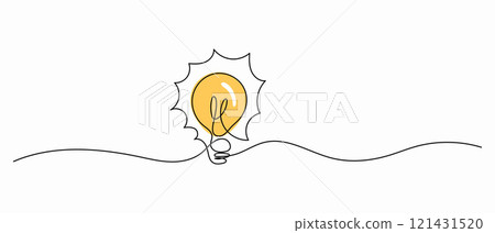 idea, bulb, vector 121431520