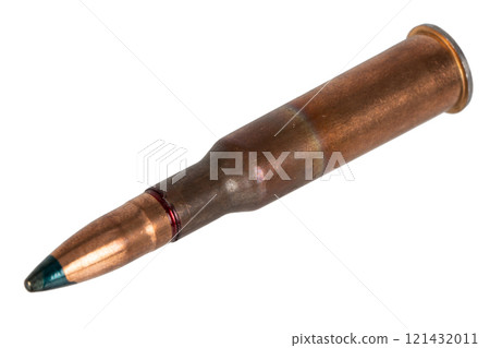 7.62x54R Mosin-Nagant tracer cartridge with green nose 121432011