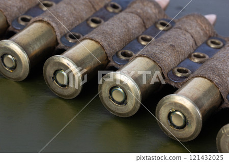 Machine Gun Ammo Belt with Ammunition Machine Gun Ammo Belt with Ammunition 121432025
