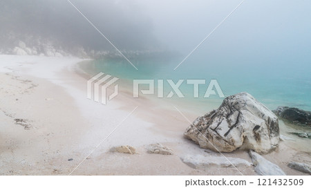 Marble beach. Thassos Islands, Greece Marble beach. Thassos Islands, Greece 121432509