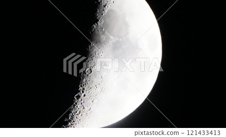 X and V appear on the white moon surface? 121433413