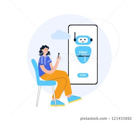 AI chatbot technology 121433892