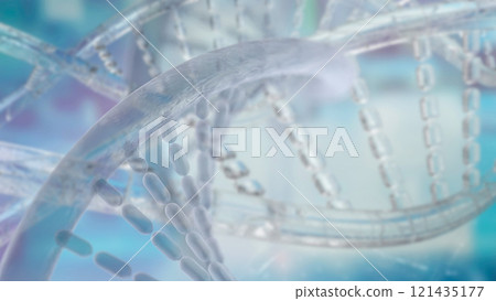 The DNA image for sci or education concept 3d rendering. 121435177