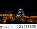 Imabari Castle lighted up 121435805
