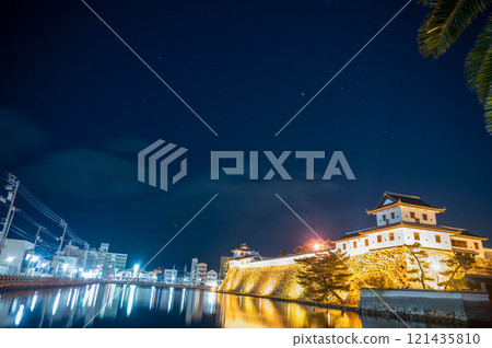 Imabari Castle lighted up Imabari Castle lighted up 121435810