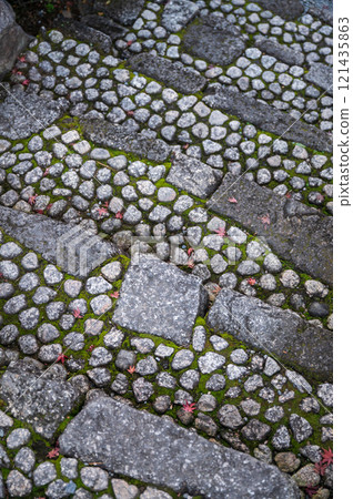 寺廟和神社的石階背景圖像 121435863