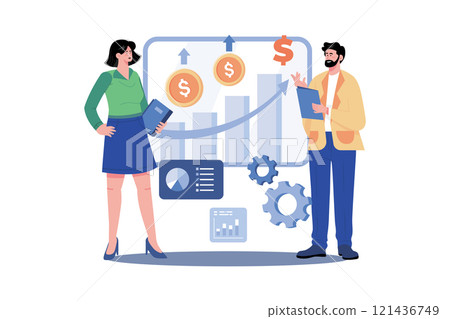 CEO considering business expansion opportunities. 121436749