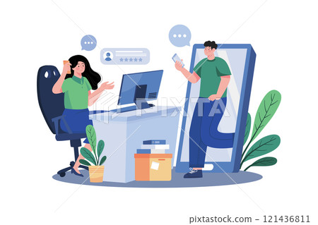 Employers conduct initial phone screenings to assess candidate qualifications. 121436811