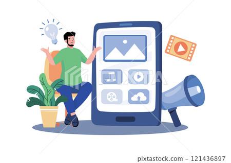 Media planners select effective advertising channels for campaigns. 121436897