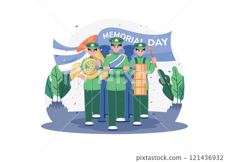 Military Bands Perform At Memorials Military Bands Perform At Memorials 121436932