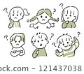 哈特娜？孩子思考 121437038