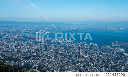 從摩耶菊星台山眺望神戶市 121437290