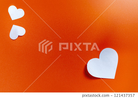 White heart on a colored background White heart on a colored background 121437357