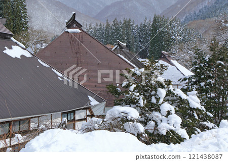 冬季重要傳統建築保存區的白馬村青尼村 冬季重要傳統建築保存區的白馬村青尼村 121438087