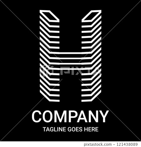 Bored with the same old logo designs? Here's the solution: Minimalist H letter logo. It also looks aesthetic, pro, sporty, unique, and of course very cool. 121438089