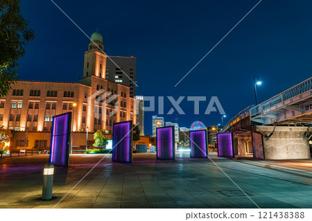 Night view of Minato Mirai 121438388