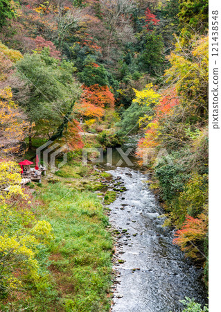 山中溫泉旅遊勝地鶴仙溪| 11月拍攝的石川縣觀光照片| 121438548