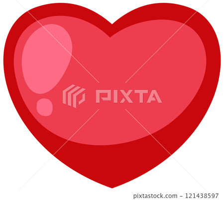 Iconic Heart Symbol Illustration 121438597