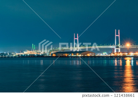 Bay Bridge illuminated 121438661