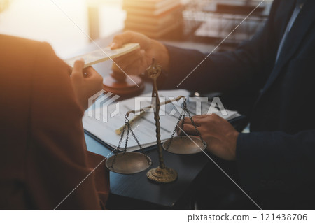 Law theme, gavel or mallet of the judge, lawyer enforcement officers, evidence-based cases taken into account in the court abount business, legislation. Law theme, gavel or mallet of the judge, lawyer enforcement officers, evidence-based cases taken into account in the court abount business, legislation. 121438706