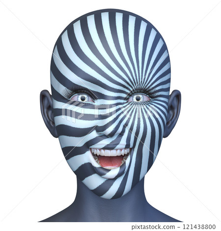 Close-up of a woman's face 121438800