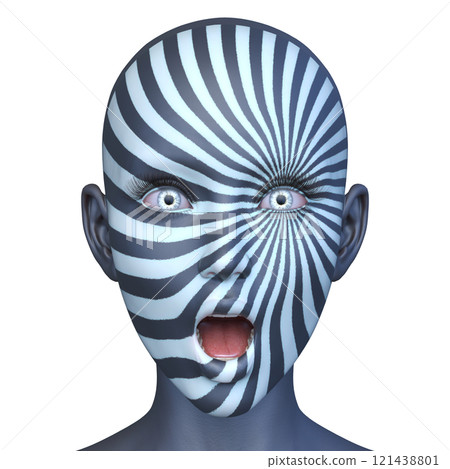 Close-up of a woman's face 121438801