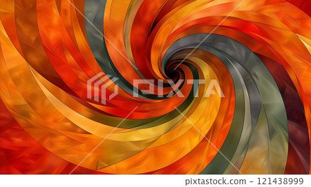 Colorful Abstract Background, Intriguing Patterns and Hues for a Captivating Design 121438999