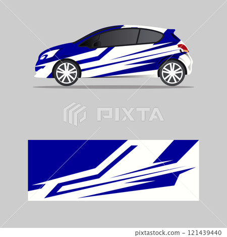 Car wrap decal graphics Abstract eagle stripe grunge racing and sport background Car wrap decal graphics Abstract eagle stripe grunge racing and sport background 121439440