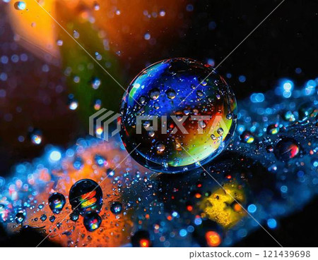 Effect macro image colorful galaxy texture 121439698