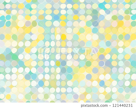 Pale polka dot background 121440231