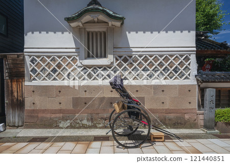 金澤城下町東茶屋區的人力車 121440851