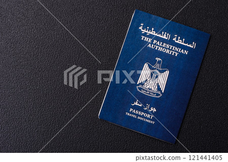 International passport of a citizen Palestine International passport of a citizen Palestine 121441405