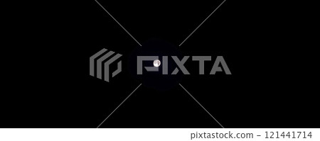夜空中的月亮 夜空中的月亮 121441714