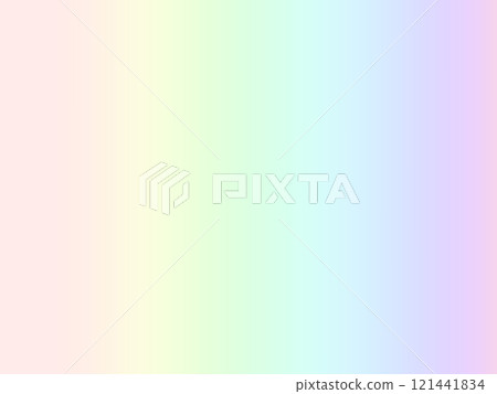 Rainbow color gradient background material pastel 121441834