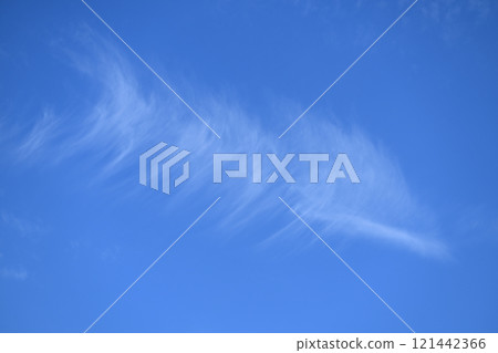 Early winter cirrus clouds [background material] 121442366