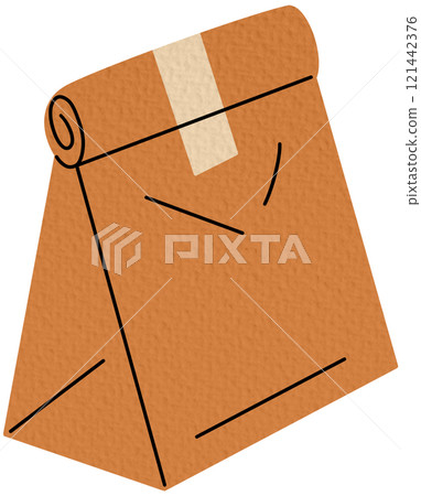 vector, food, bag 121442376