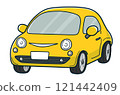 Cute car (yellow) 121442409