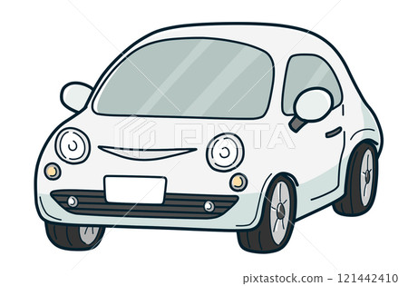Cute car (white) 121442410