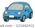 Cute car (blue) 121442412