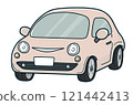 Cute car (beige) 121442413