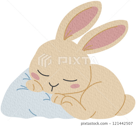 rabbit, bunny, vector 121442507