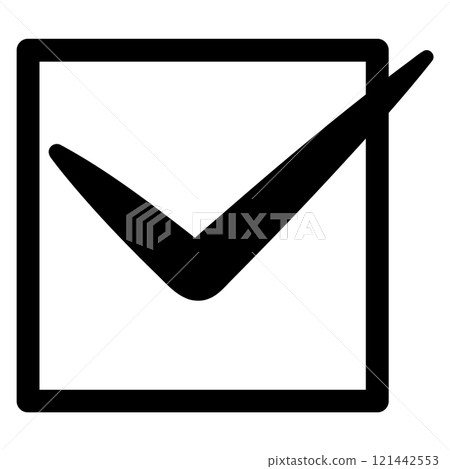 Checked checkbox icon 121442553