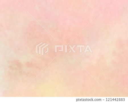 水彩風格的溫暖粉紅色紋理背景圖 121442883