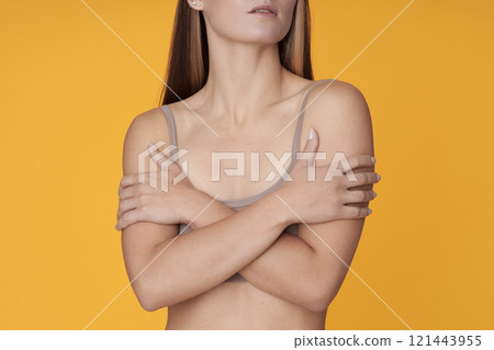 Beautiful Slim Girl In Underwear 121443955