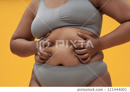 Body Positive Girl In Underwear Body Positive Girl In Underwear 121444001