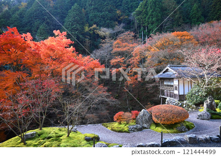 深秋的京都市左京區大原高知屋阿彌陀寺 121444499